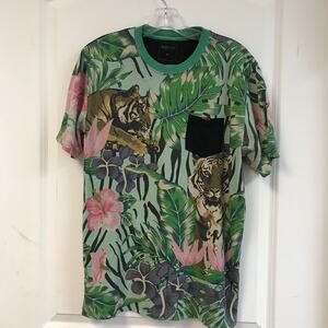 Tiger Print T-Shirt AAA3434 Born fly